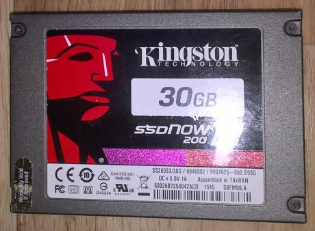 SSD Kingston 30 Gb